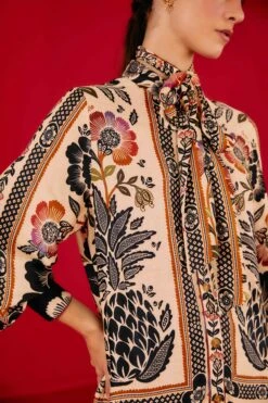 Farm Rio Romantic Garden Lenzing™ Ecovero™ Viscose Mini Dress -Colorful Wear Store 301785 03