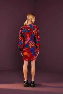 Farm Rio Red Wild Life Mini Dress -Colorful Wear Store 301790 03