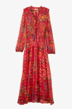 Farm Rio Red Sunset Tapestry Embroidered Maxi Dress 11 Farm Rio Red Sunset Tapestry Embroidered Maxi Dress -Colorful Wear Store 301808 06 1