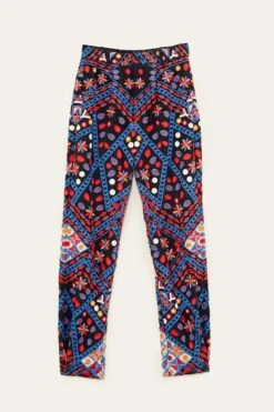 Farm Rio Embroidered Corduroy Pants -Colorful Wear Store 301854 05