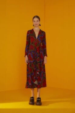 Farm Rio Rainbow Wild Hearts Maxi Dress -Colorful Wear Store 301861 04