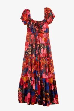 Farm Rio Mixed Wild Life Lenzing™ Ecovero™ Viscose Maxi Dress 11 Farm Rio Mixed Wild Life Lenzing™ Ecovero™ Viscose Maxi Dress -Colorful Wear Store 301881 06