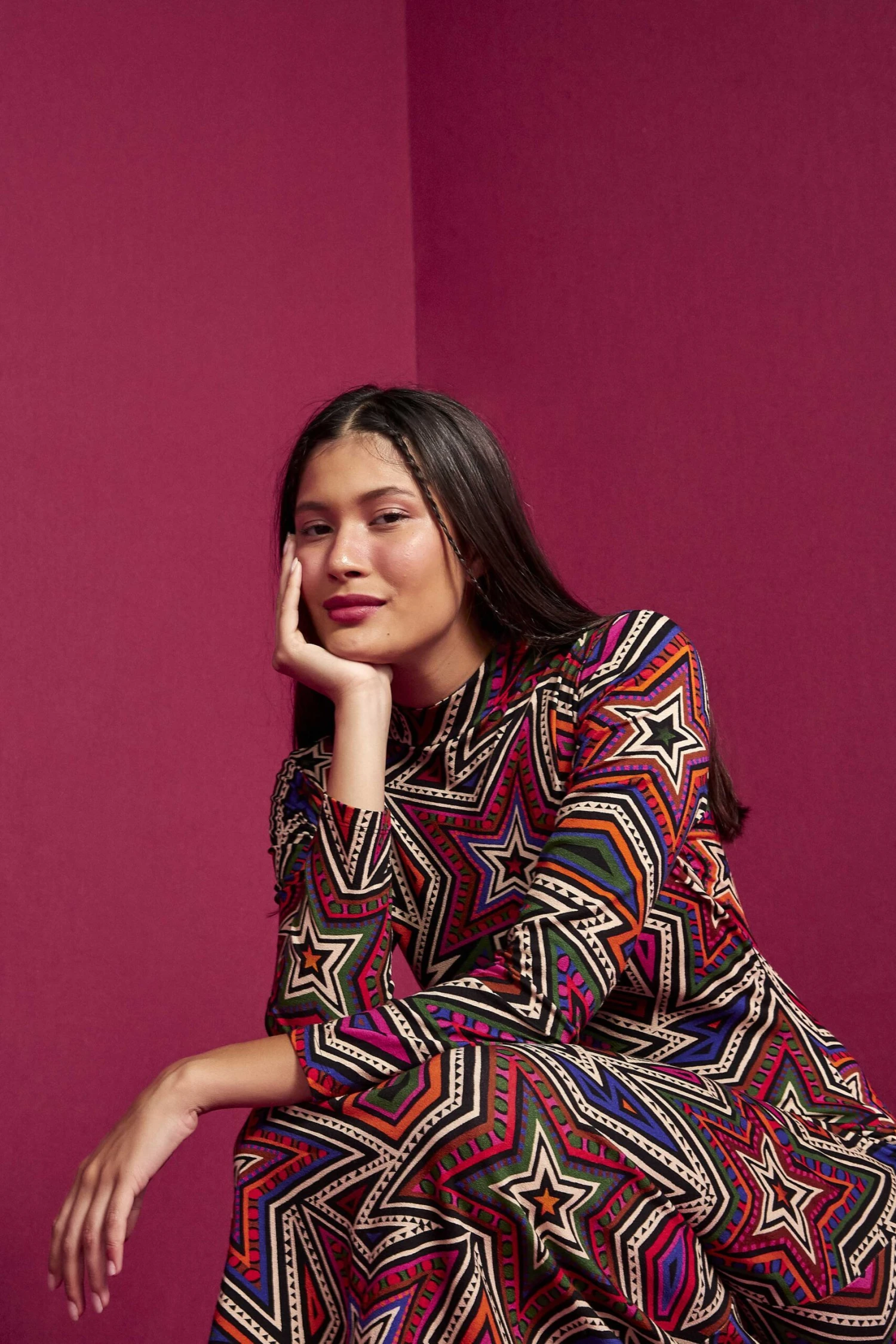 Farm Rio Mystic Trip Lenzing™ Ecovero™ Jersey Dress 3 Farm Rio Mystic Trip Lenzing™ Ecovero™ Jersey Dress - Image 3