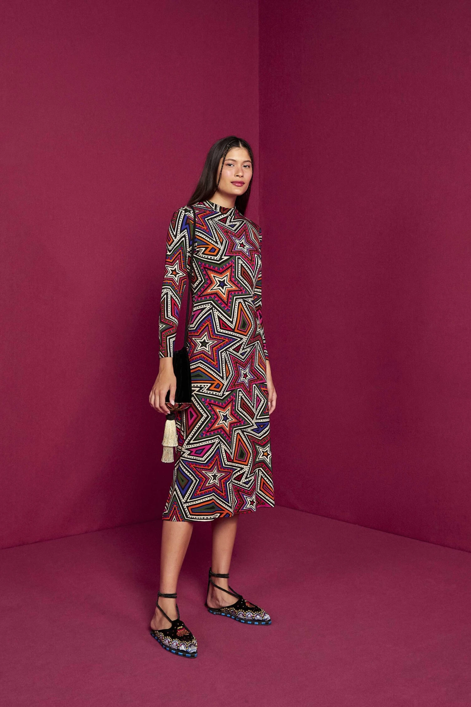 Farm Rio Mystic Trip Lenzing™ Ecovero™ Jersey Dress 4 Farm Rio Mystic Trip Lenzing™ Ecovero™ Jersey Dress - Image 4