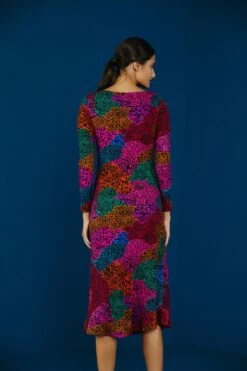 Farm Rio Rainbow Mix Jersey Dress -Colorful Wear Store 301940 03