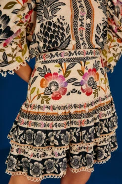 Farm Rio Romantic Garden Mini Skirt 7 Farm Rio Romantic Garden Mini Skirt -Colorful Wear Store 301944 02 1