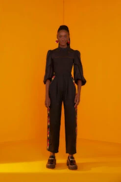 Farm Rio Black Lace Blouse 9 Farm Rio Black Lace Blouse -Colorful Wear Store 301996 04