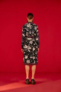 Farm Rio Black & White Cerrado Sky Shirt -Colorful Wear Store 302034 04