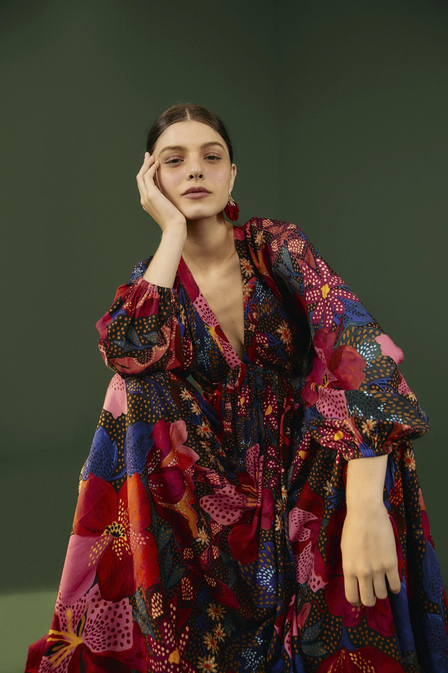 Farm Rio Black Wild Life Lenzing™ Ecovero™ Viscose Maxi Dress 2 Farm Rio Black Wild Life Lenzing™ Ecovero™ Viscose Maxi Dress - Image 2