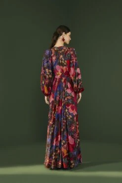 Farm Rio Black Wild Life Lenzing™ Ecovero™ Viscose Maxi Dress 8 Farm Rio Black Wild Life Lenzing™ Ecovero™ Viscose Maxi Dress -Colorful Wear Store 302684 03