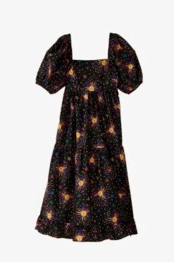 Farm Rio Rainbow Suns Organic Cotton Maxi Dress -Colorful Wear Store 302685 05