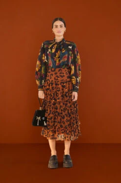 Farm Rio Macaw Ballet Blouse -Colorful Wear Store 303782 02