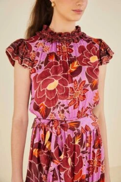 Farm Rio Sweet Floral Midi Dress -Colorful Wear Store 303821 03