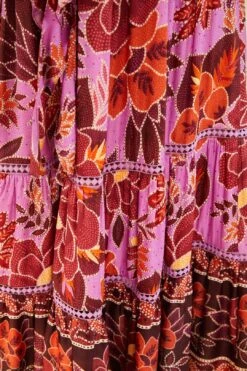 Farm Rio Sweet Floral Midi Dress -Colorful Wear Store 303821 06