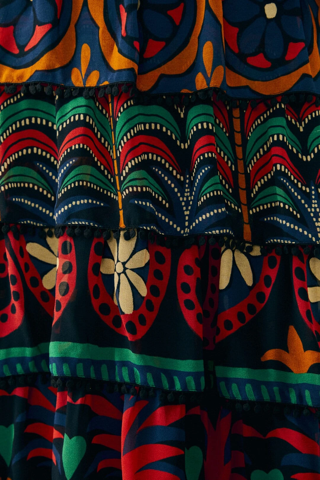 Farm Rio Black Night Sky Maxi Skirt 5 Farm Rio Black Night Sky Maxi Skirt - Image 5