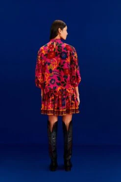 Farm Rio Pink Sweet Forest Blouse -Colorful Wear Store 303876 03