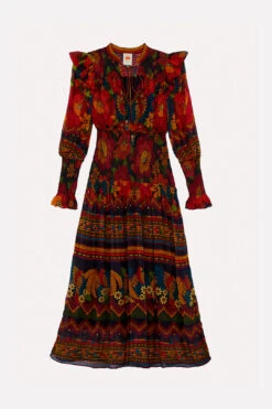 Farm Rio Macaw Ballet Ainika Maxi Dress -Colorful Wear Store 303894 06