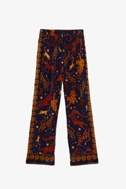 Farm Rio Navy Animal Sky Pants -Colorful Wear Store 303899 06