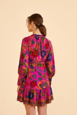 Farm Rio Pink Sweet Forest Mini Dress -Colorful Wear Store 303913 04
