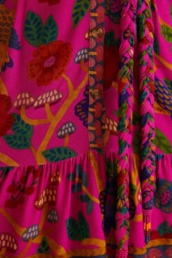 Farm Rio Pink Sweet Forest Mini Dress -Colorful Wear Store 303913 05