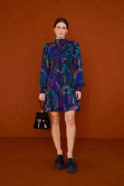 Farm Rio Amazonia Night Mini Dress -Colorful Wear Store 303915 01