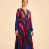 Farm Rio Magic Stripes Maxi Dress