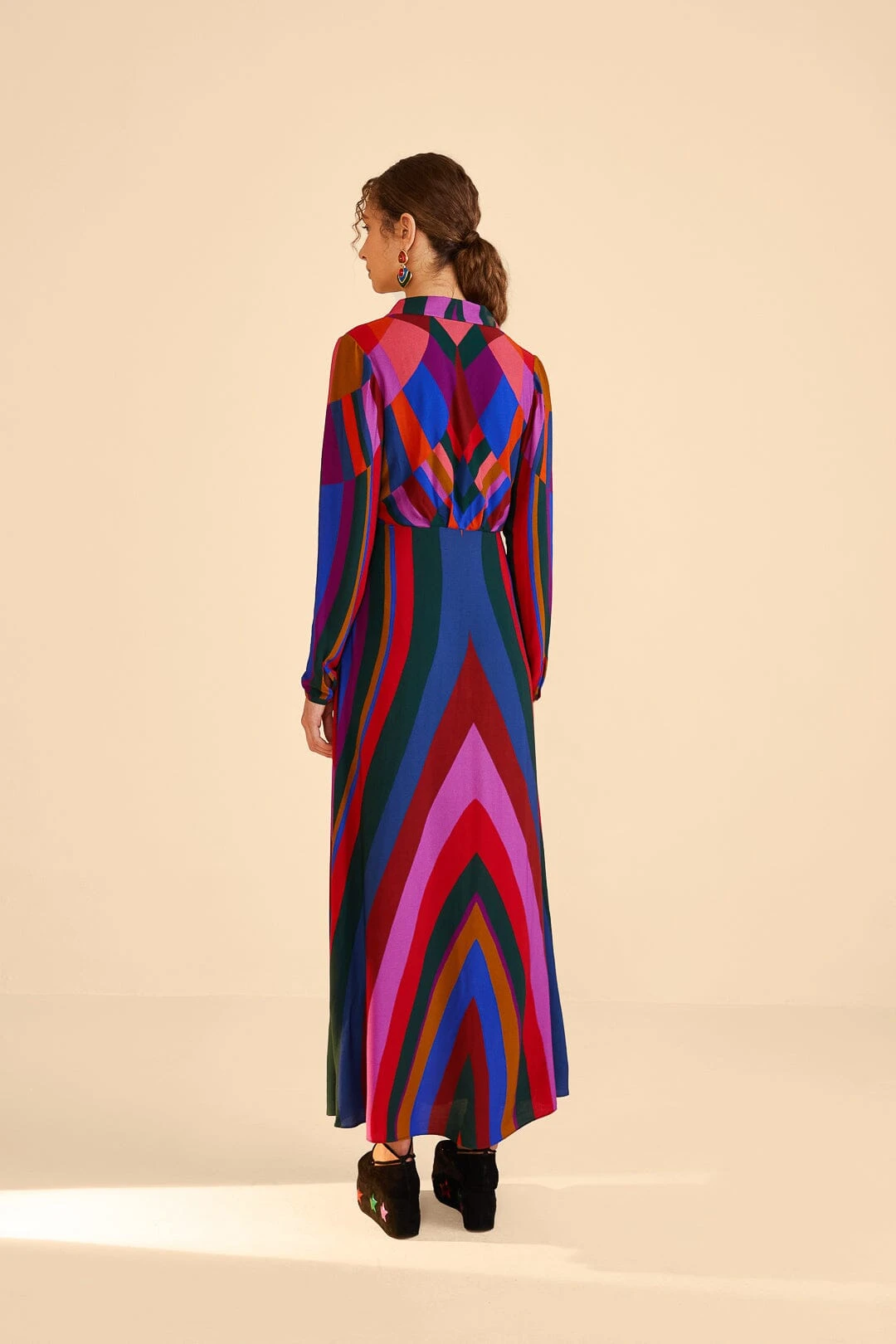 Farm Rio Magic Stripes Maxi Dress 2 Farm Rio Magic Stripes Maxi Dress - Image 2