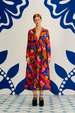 Farm Rio Rainbow Forest Maxi Dress -Colorful Wear Store 303925 01