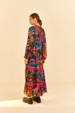 Farm Rio Graphic Foliage Embroidered Maxi Dress -Colorful Wear Store 303932 04 f946a29b 923c 4e7f 891f 7f5efbe07950