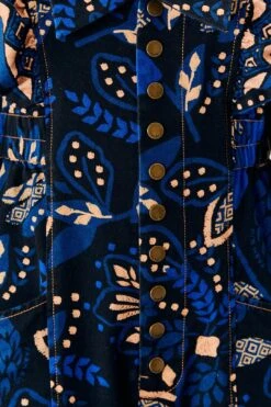 Farm Rio Black Macaw Forest Jumpsuit -Colorful Wear Store 303962 05