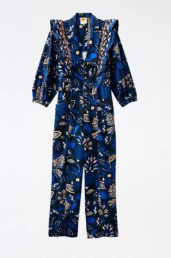 Farm Rio Black Macaw Forest Jumpsuit -Colorful Wear Store 303962 06