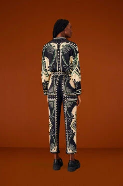 Farm Rio Mystic Scarf Lenzing™ Ecovero™ Viscose Pants 7 Farm Rio Mystic Scarf Lenzing™ Ecovero™ Viscose Pants -Colorful Wear Store 303968 03