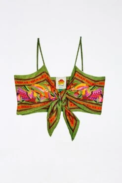 Farm Rio Toucans Scarf Lenzing™ Ecovero™ Viscose Crop Top 9 Farm Rio Toucans Scarf Lenzing™ Ecovero™ Viscose Crop Top -Colorful Wear Store 303977 06