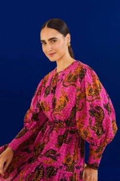 Farm Rio Pink Wild Leopards Mini Dress 9 Farm Rio Pink Wild Leopards Mini Dress -Colorful Wear Store 303984 03 1