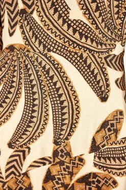 Farm Rio Sand Yawanawa Vanahu Lenzing™ Ecovero™ Viscose Midi Dress -Colorful Wear Store 304582 04