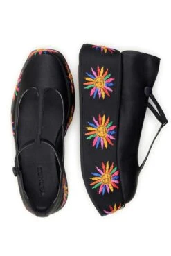 Black Platform Ballerina Mary Jane -Colorful Wear Store 304736 03