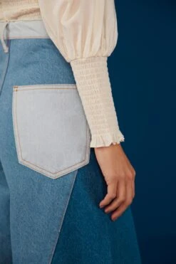 Farm Rio White Smocked Blouse -Colorful Wear Store 305375 02