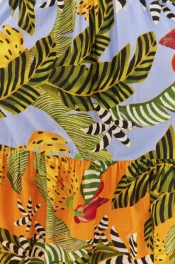 Farm Rio Mixed Striped Bananas Maxi Dress -Colorful Wear Store 305797 05 1