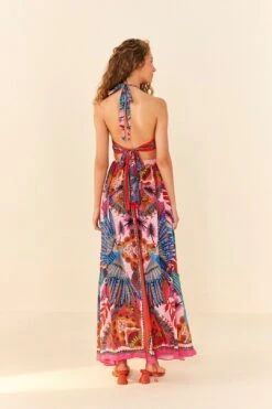 Macaw Scarf Maxi Dress -Colorful Wear Store 305798 04 c6da63dd 06ab 4d8f 8456 ac2616154243