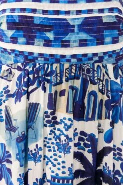 Farm Rio Sweet Rio Tie Strap Maxi Dress -Colorful Wear Store 306061 05