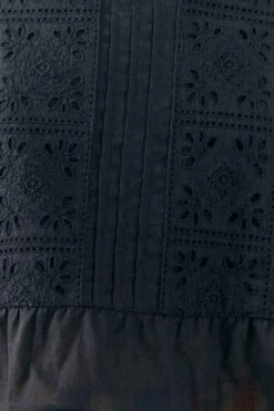 Farm Rio Black Lace Top -Colorful Wear Store 306075 04