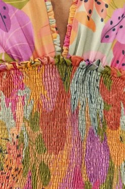 Farm Rio Sweet Forest Long Sleeve Mini Dress -Colorful Wear Store 306085 04