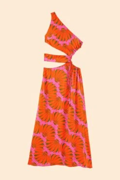 Farm Rio Pink CopacabanaLenzing™ Ecovero™ Viscose Cut Out Midi Dress 11 Farm Rio Pink CopacabanaLenzing™ Ecovero™ Viscose Cut Out Midi Dress -Colorful Wear Store 306086