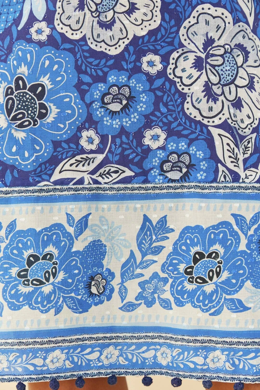 Farm Rio Blue Full Of Flowers Mini Dress 4 Farm Rio Blue Full Of Flowers Mini Dress - Image 4