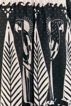 Farm Rio Black Macaw Elegance Long Sleeve Mini Dress 12 Farm Rio Black Macaw Elegance Long Sleeve Mini Dress -Colorful Wear Store 306159 06