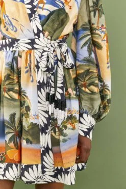 Farm Rio CariocaLenzing™ Ecovero™ Viscose Mini Dress -Colorful Wear Store 306164 03