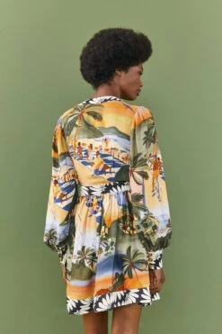 Farm Rio CariocaLenzing™ Ecovero™ Viscose Mini Dress -Colorful Wear Store 306164 04