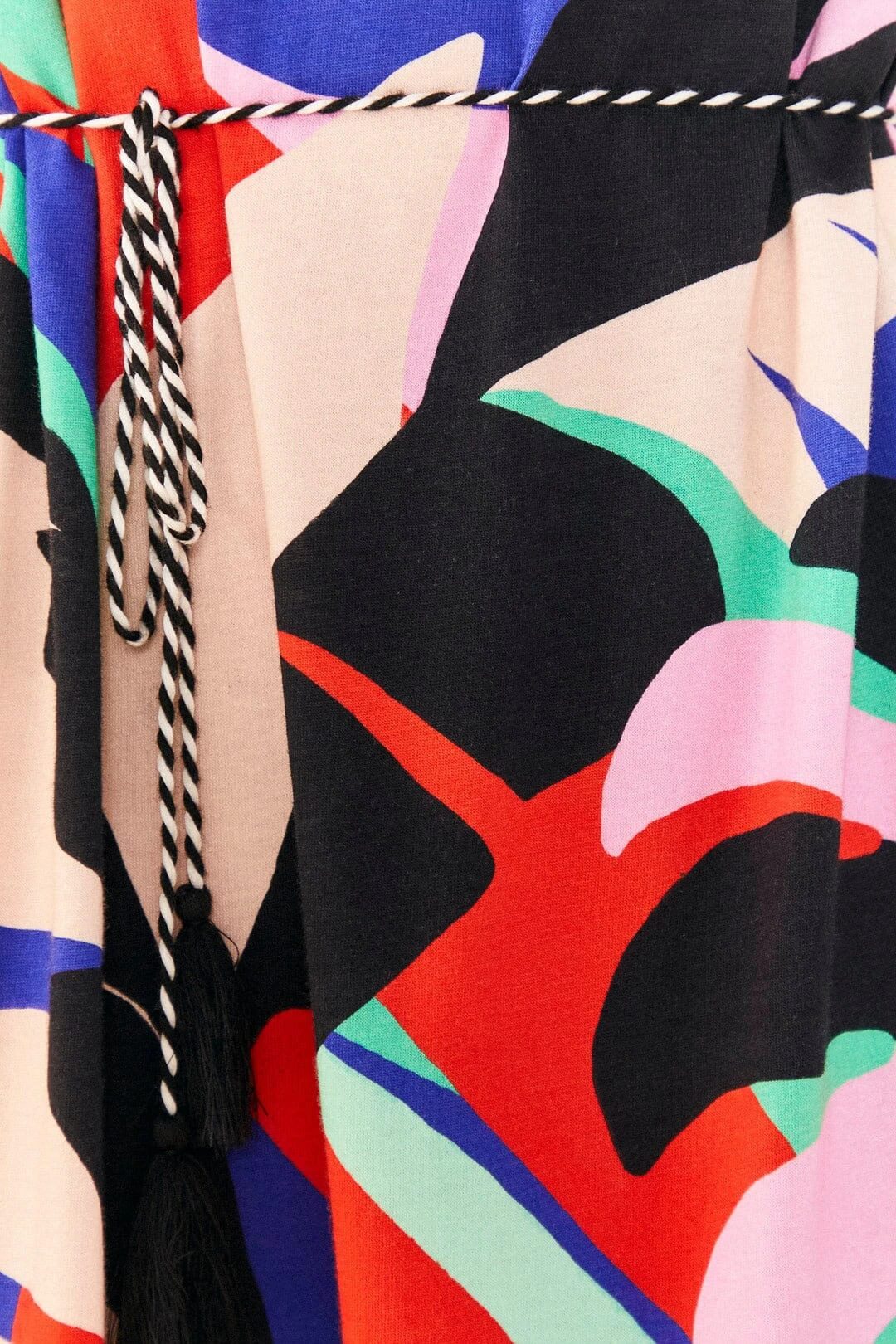 Farm Rio Colorful Monstera Organic Cotton T-Shirt Dress 4 Farm Rio Colorful Monstera Organic Cotton T-Shirt Dress - Image 4