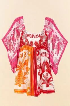 Farm Rio Tropical Dream Mini Dress -Colorful Wear Store 306192 06