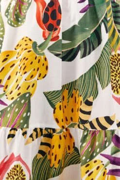 Farm Rio Striped Forest Maxi Dress 8 Farm Rio Striped Forest Maxi Dress -Colorful Wear Store 306204 04